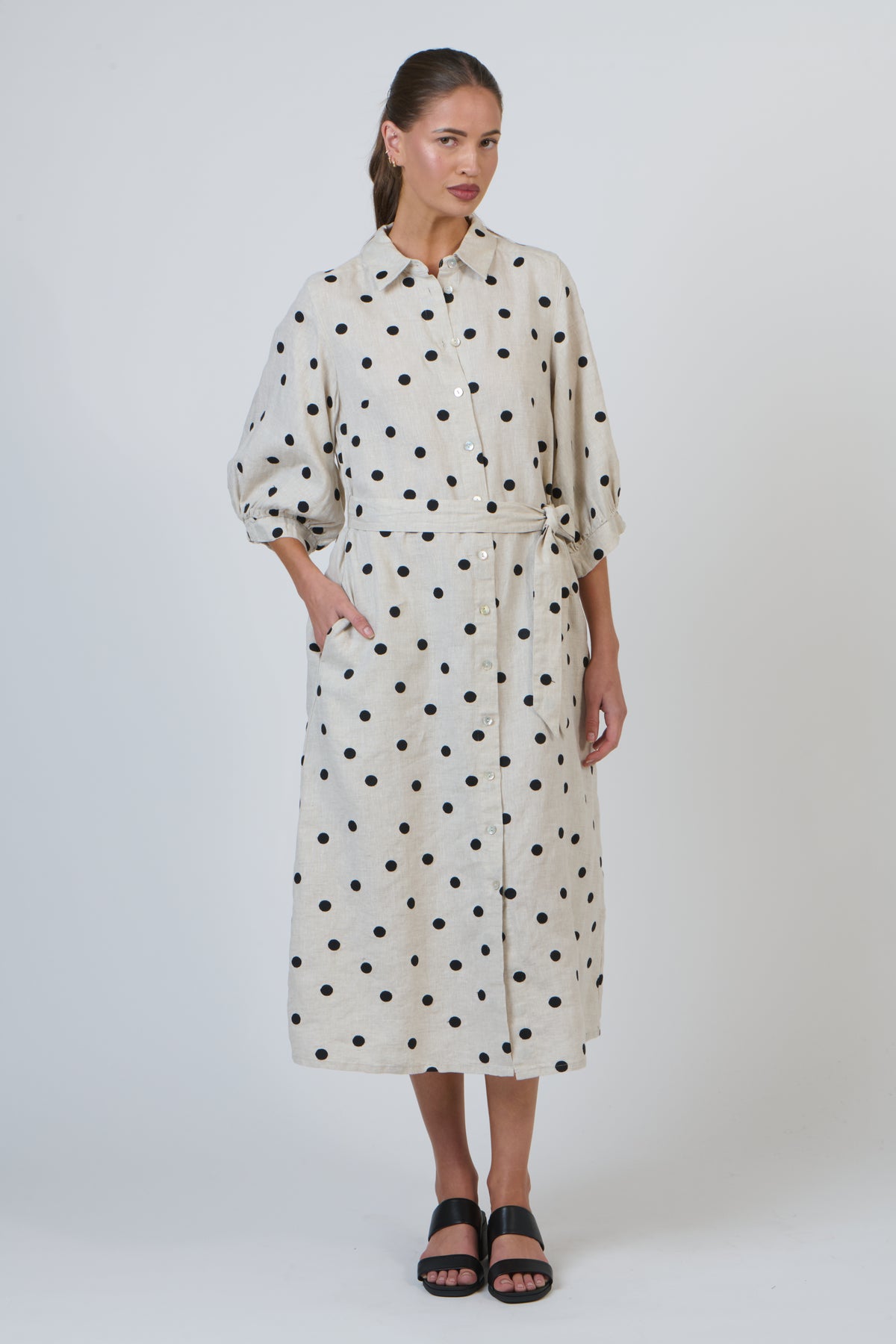 GA607 Poppy Seed Dress