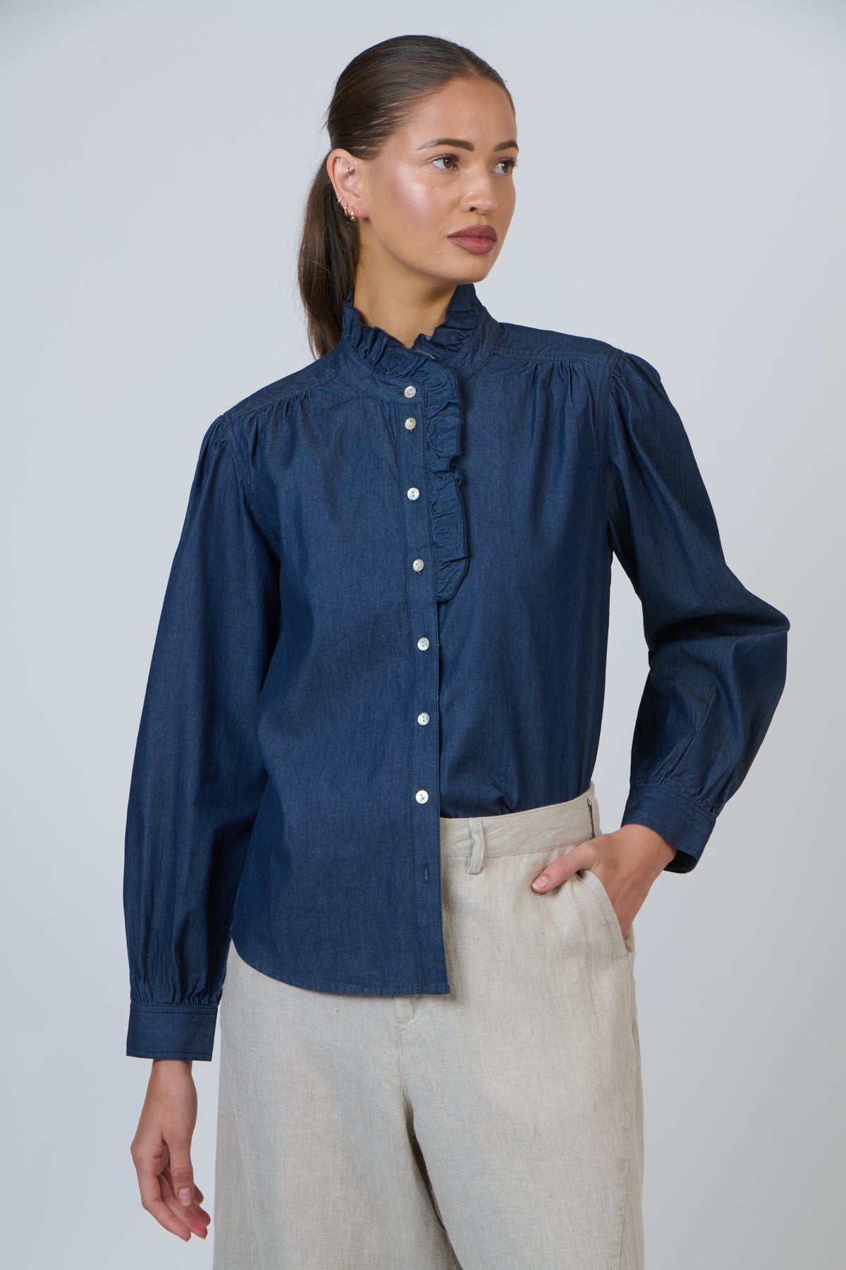 GA653 Denim Top