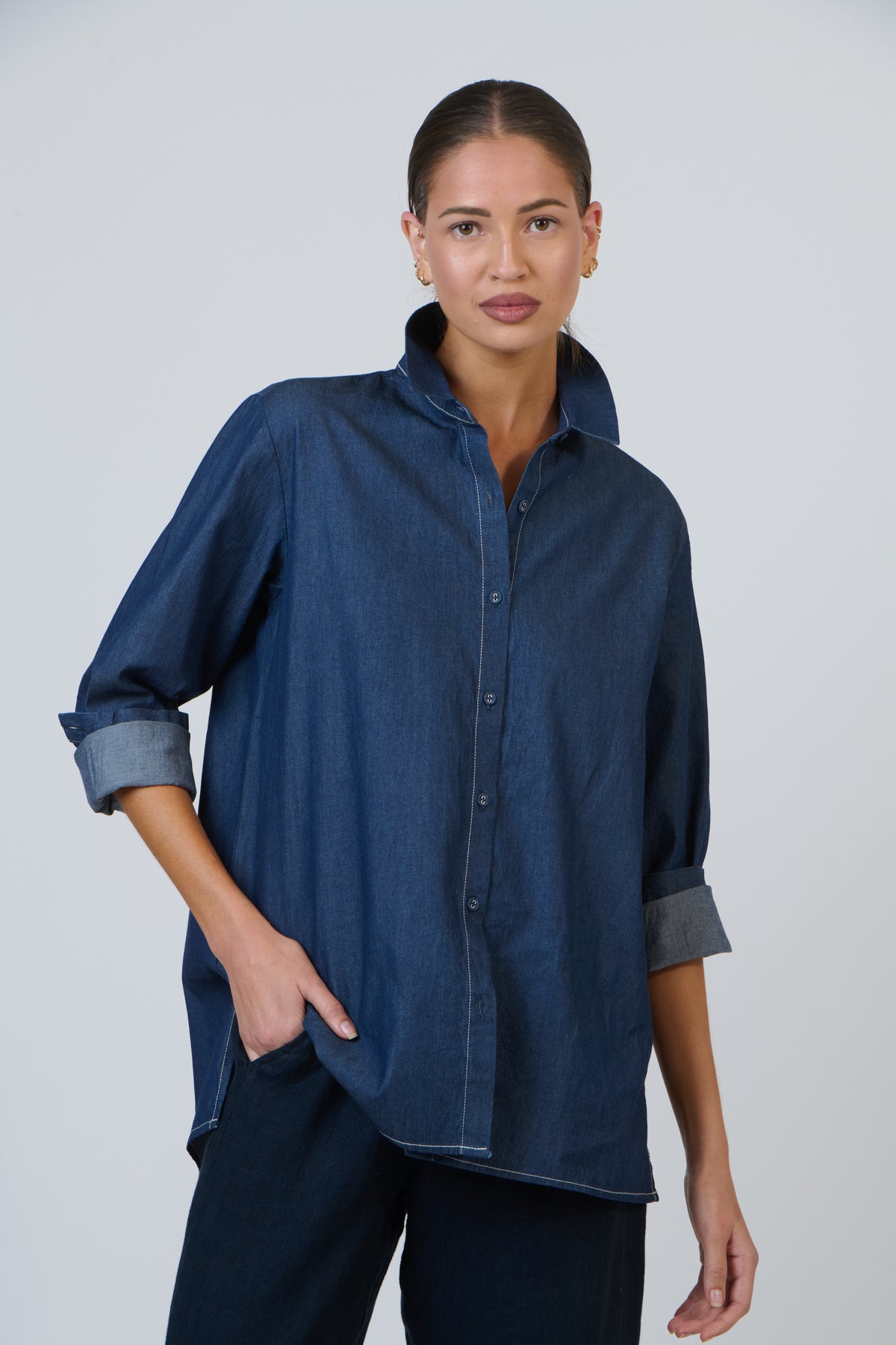 GA665 Denim Top
