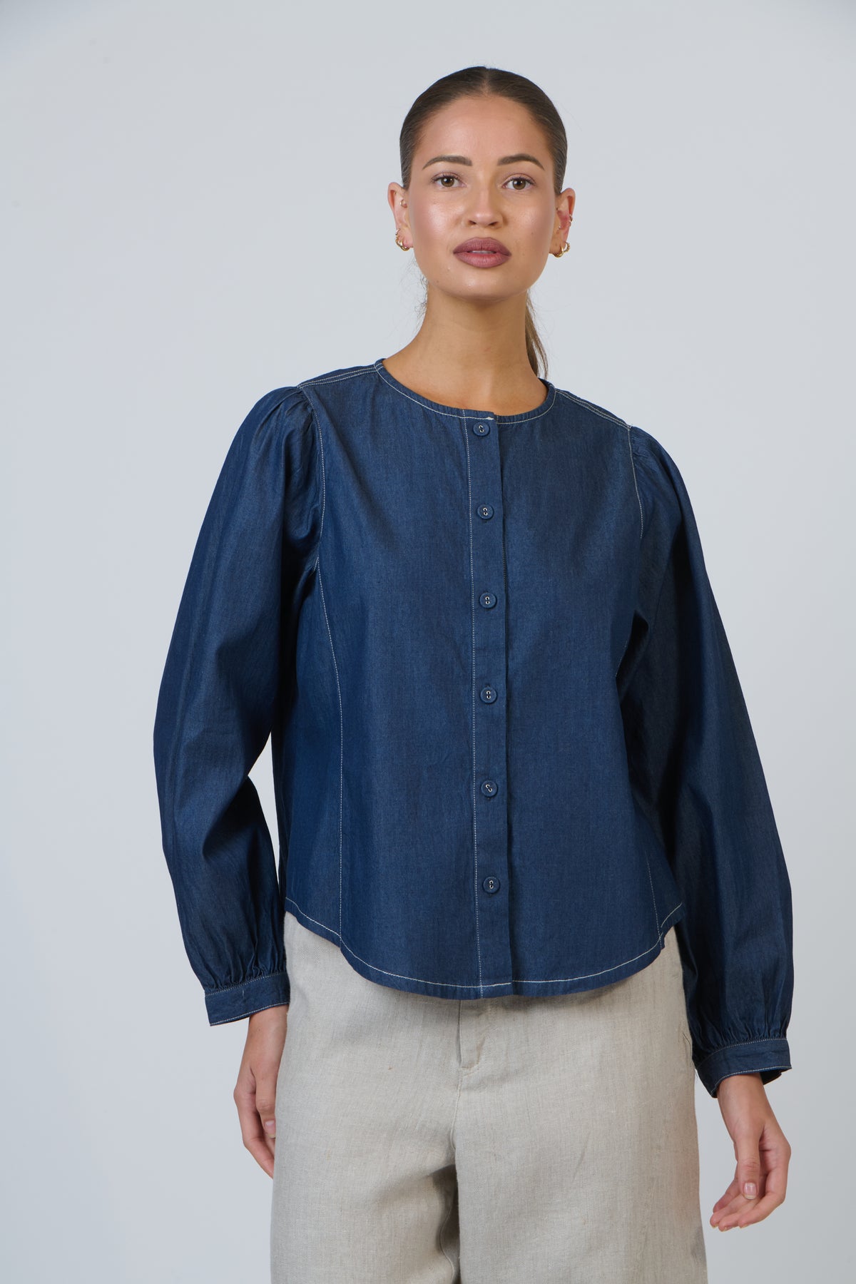 GA679 Denim Top