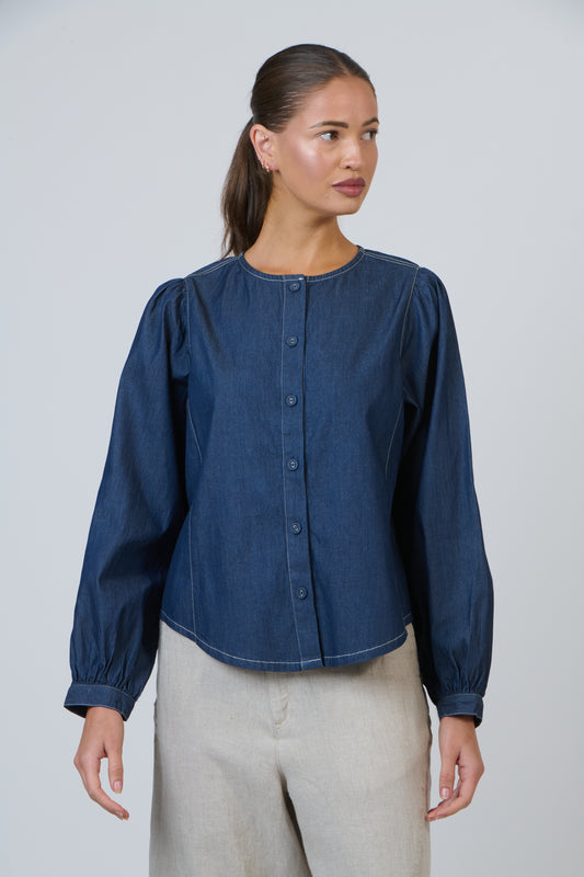 GA679 Denim Top