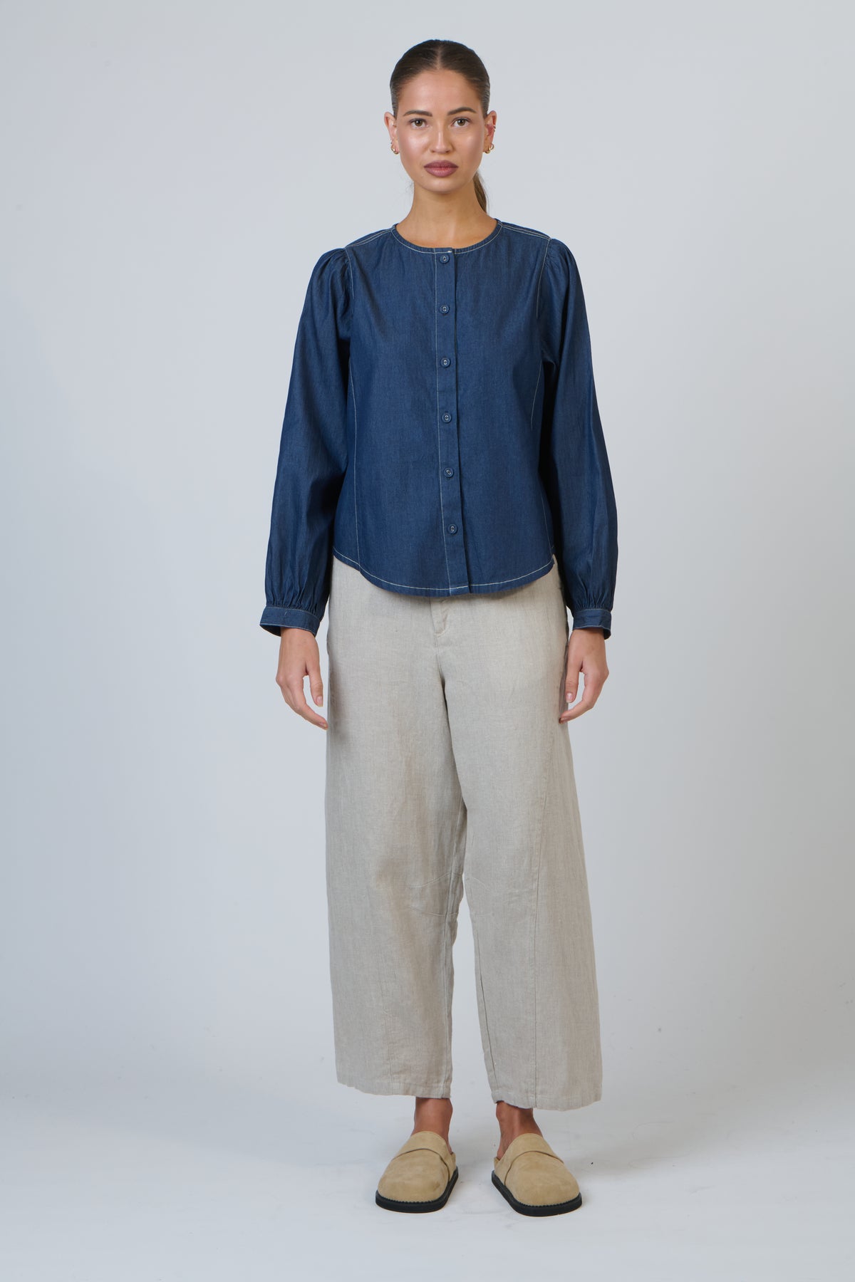 GA679 Denim Top