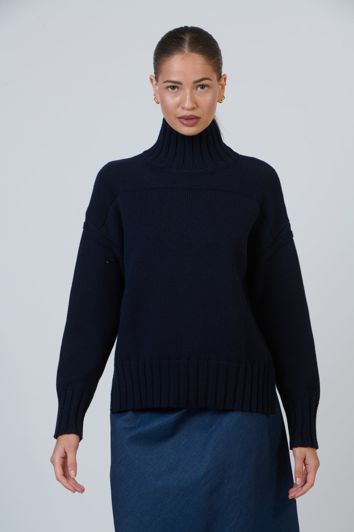 NAT-W54 Ink Knit Jumper