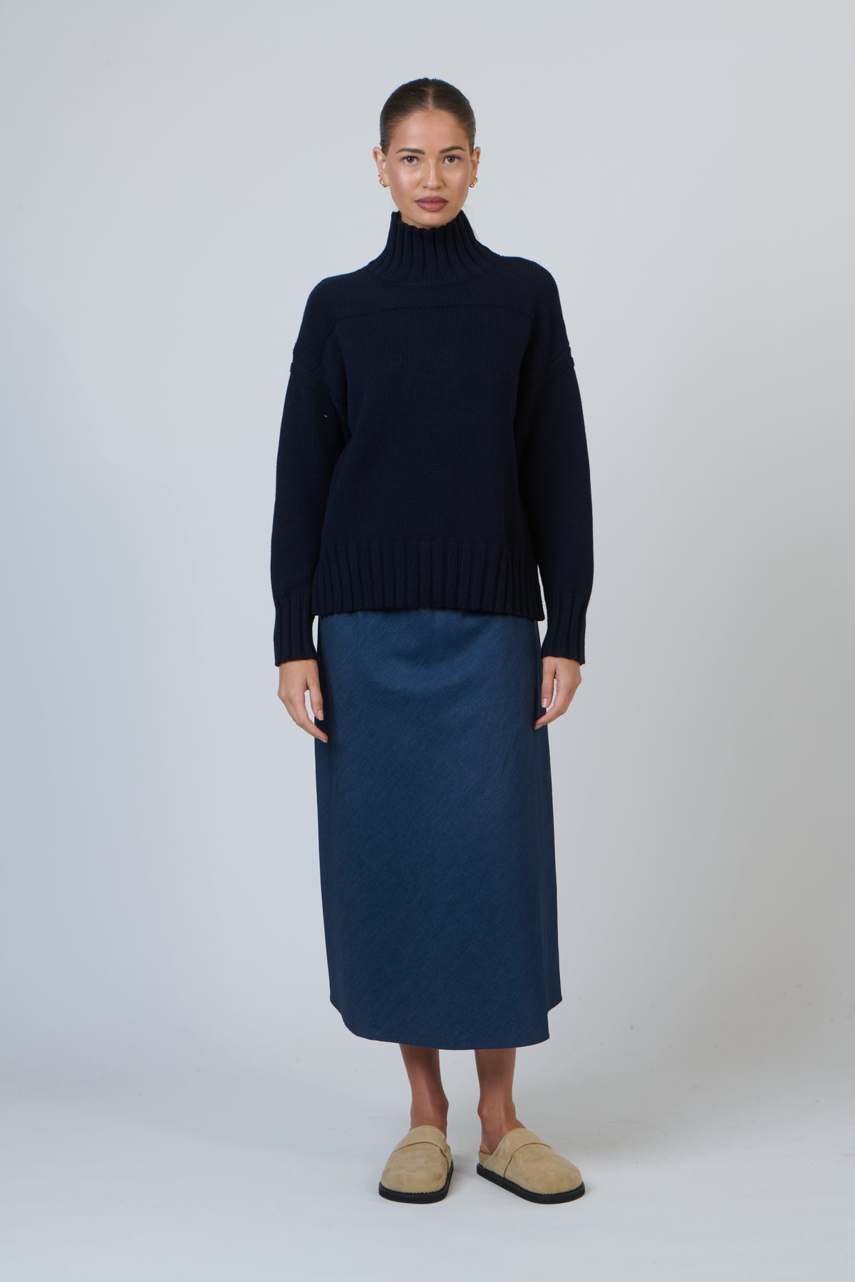 NAT-W54 Ink Knit Jumper