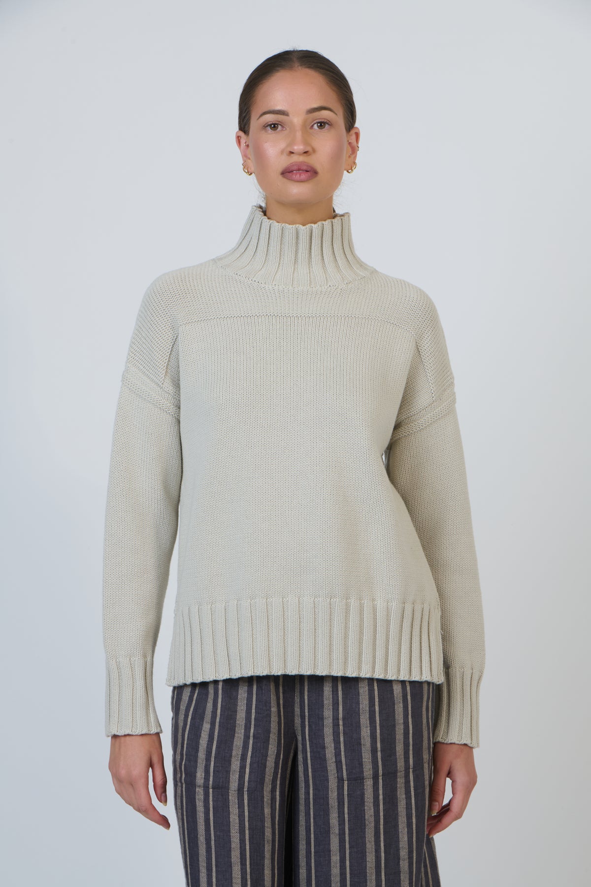 NAT-W54 Wishbone Knit Jumper