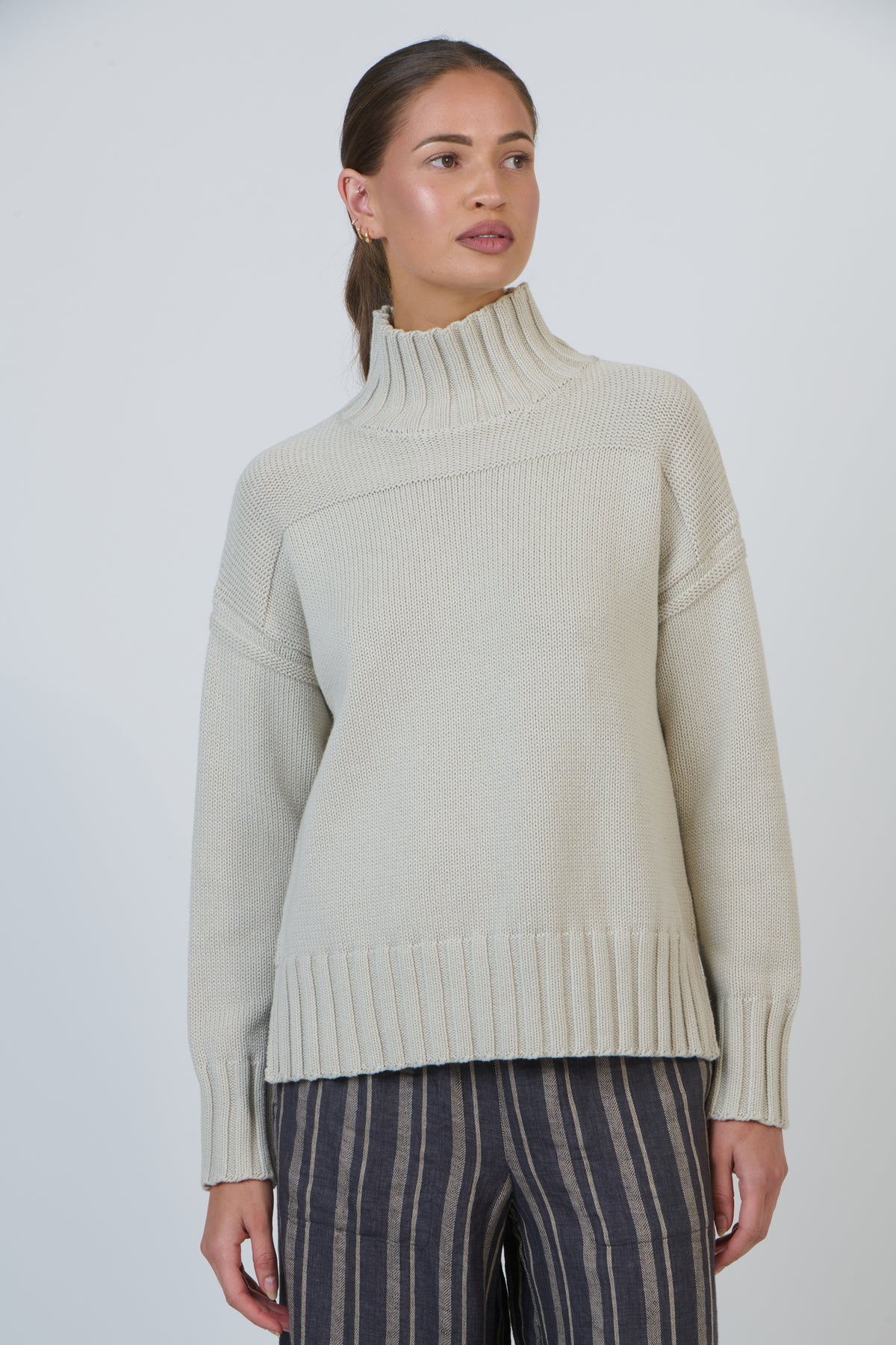 NAT-W54 Wishbone Knit Jumper