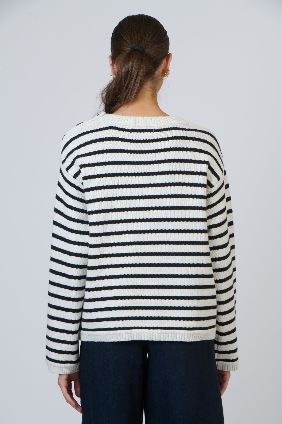 OJ-W36 Creme Mix Knit Jumper
