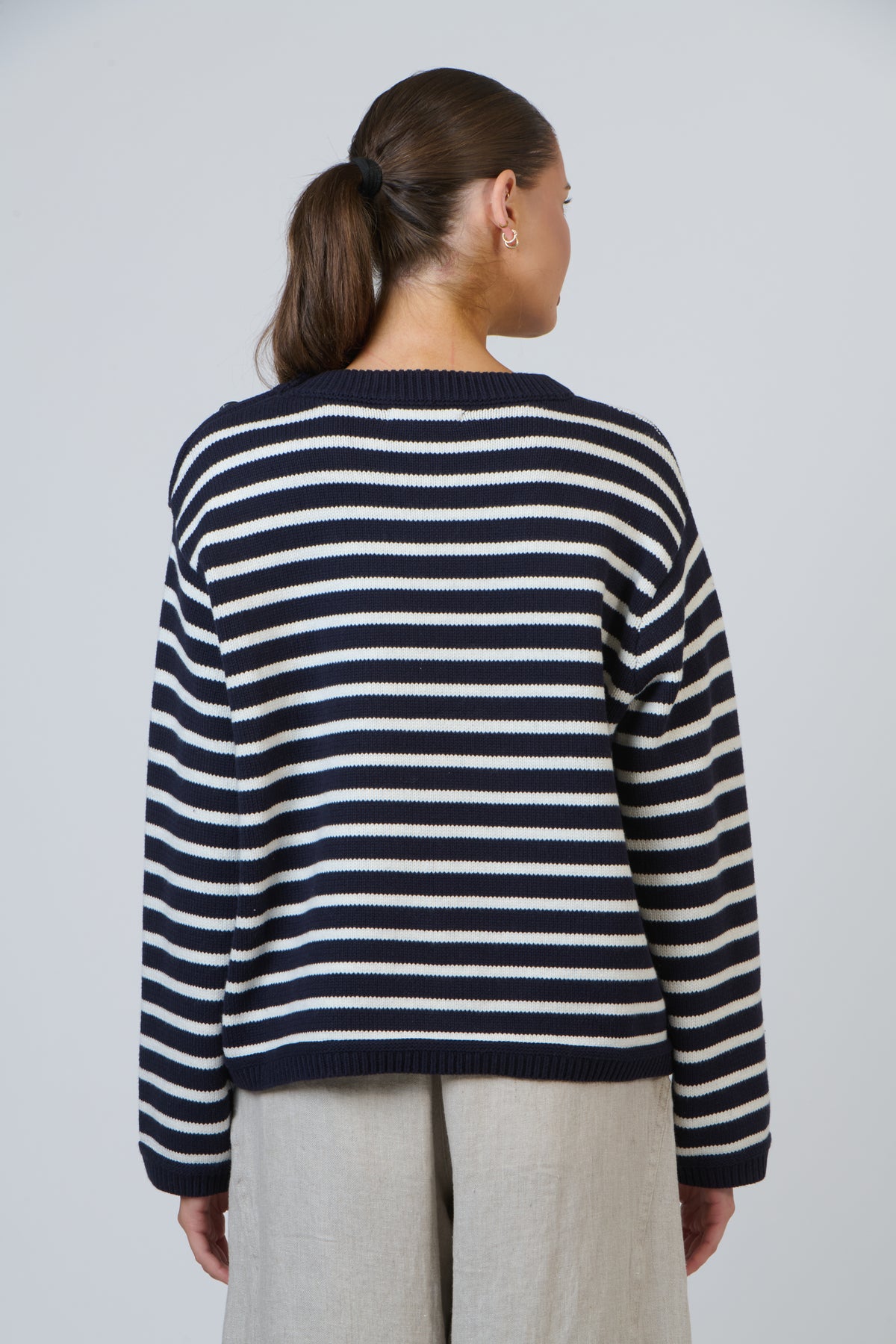 OJ-W36 Ink Mix Knit Jumper