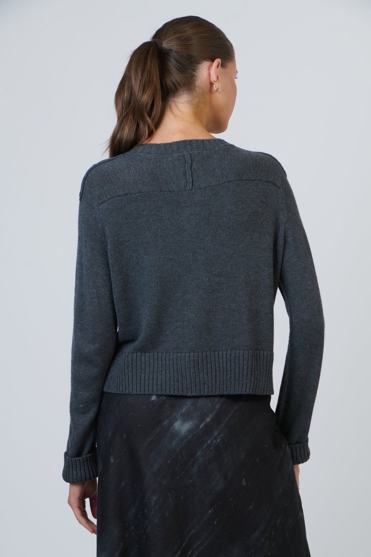 OJ-W43 Cinder Knit Cardigan