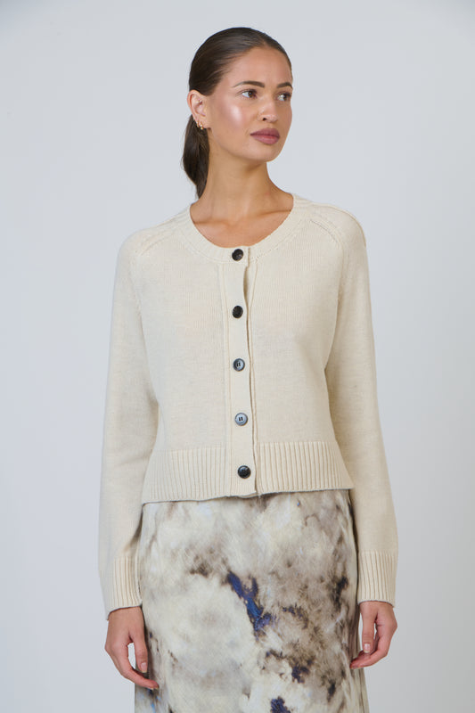 OJ-W43 Toast Knit Cardigan
