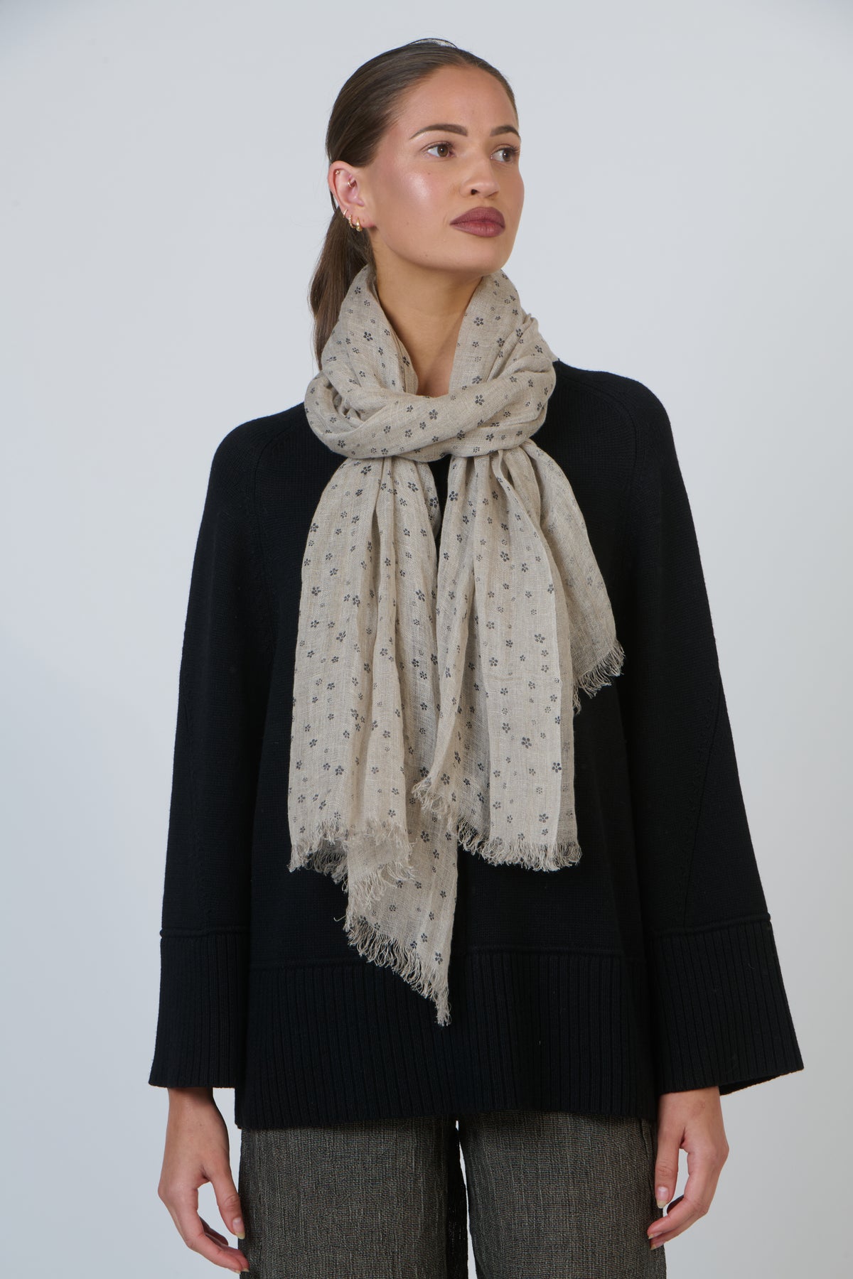 OJ-W47A Black Knit Jumper