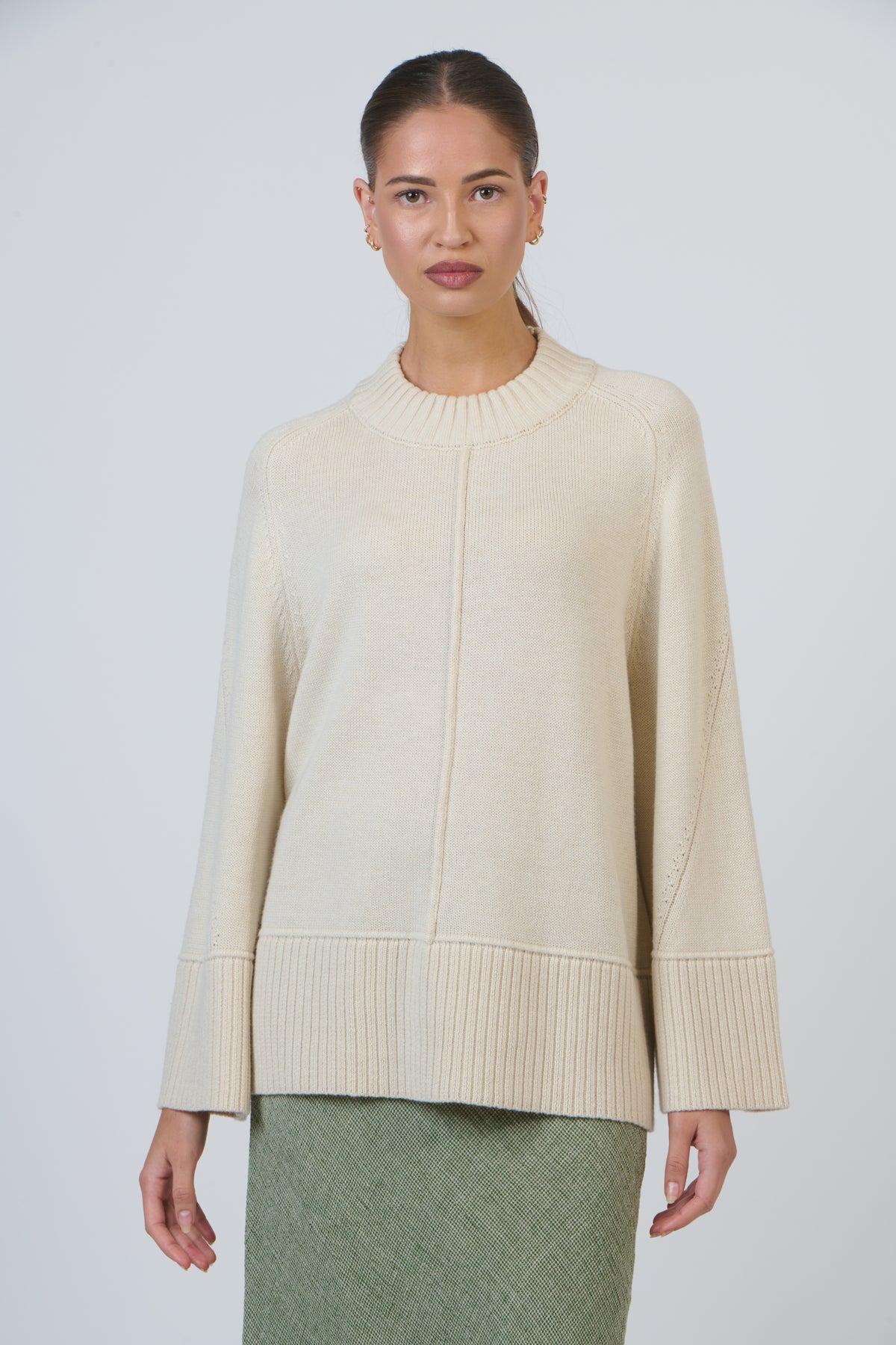 OJ-W47A Toast Knit Jumper