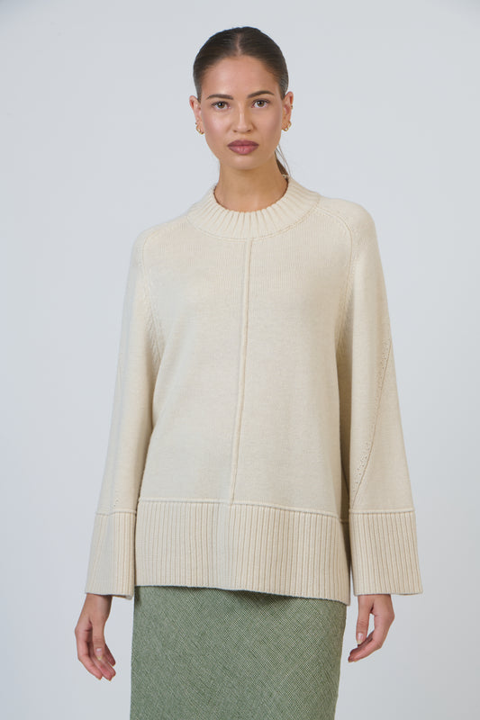 OJ-W47A Toast Knit Jumper