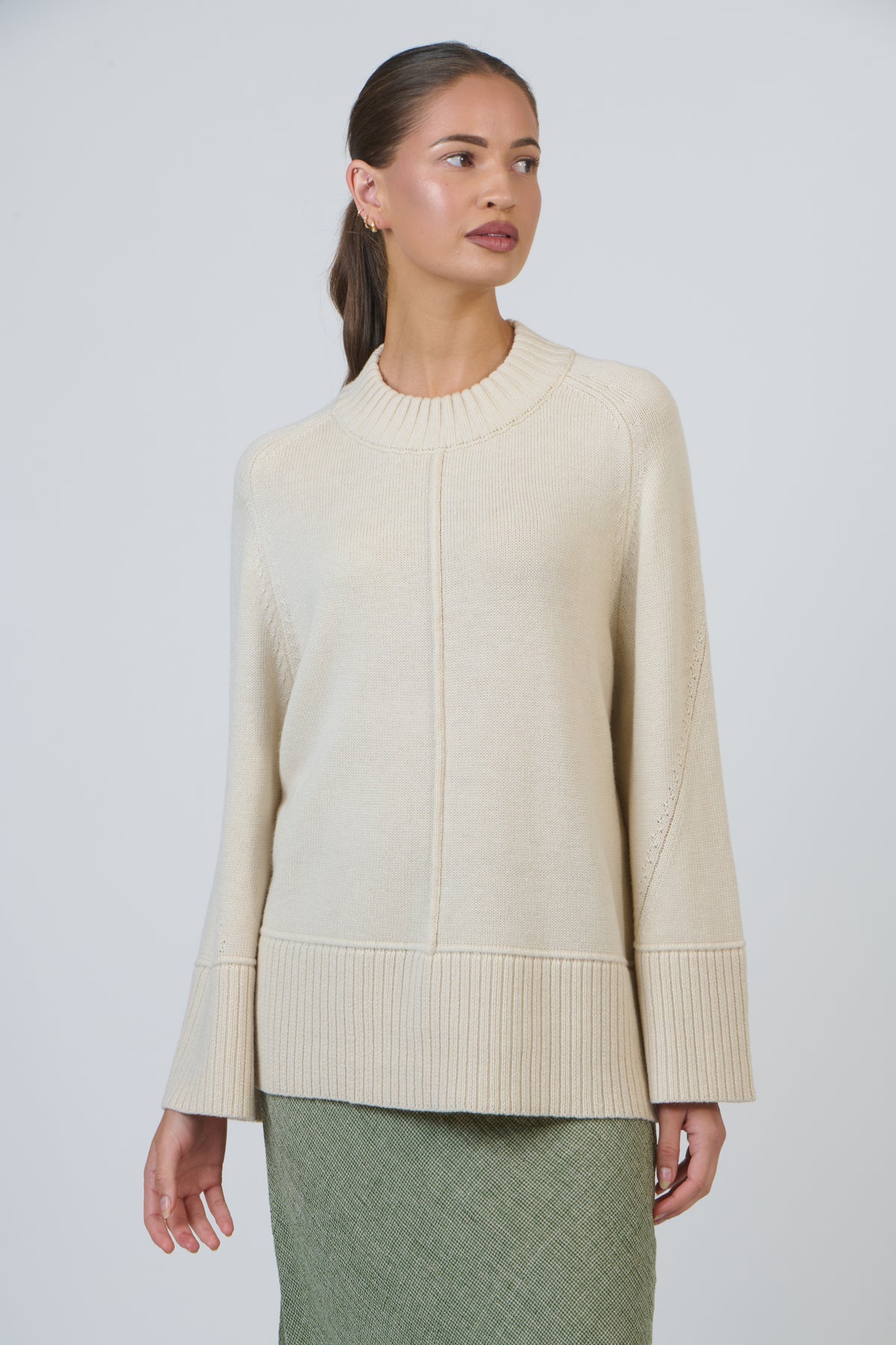 OJ-W47A Toast Knit Jumper