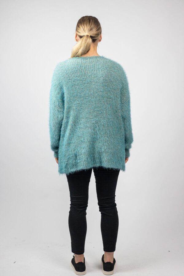 Lurex Cardigan Sea - Image 4