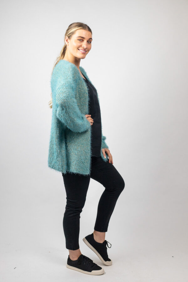 Lurex Cardigan Sea - Image 2