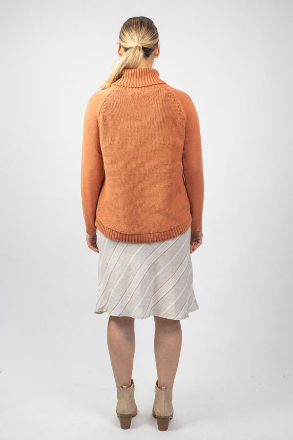 Classic Cotton Turtleneck Copper - Image 5