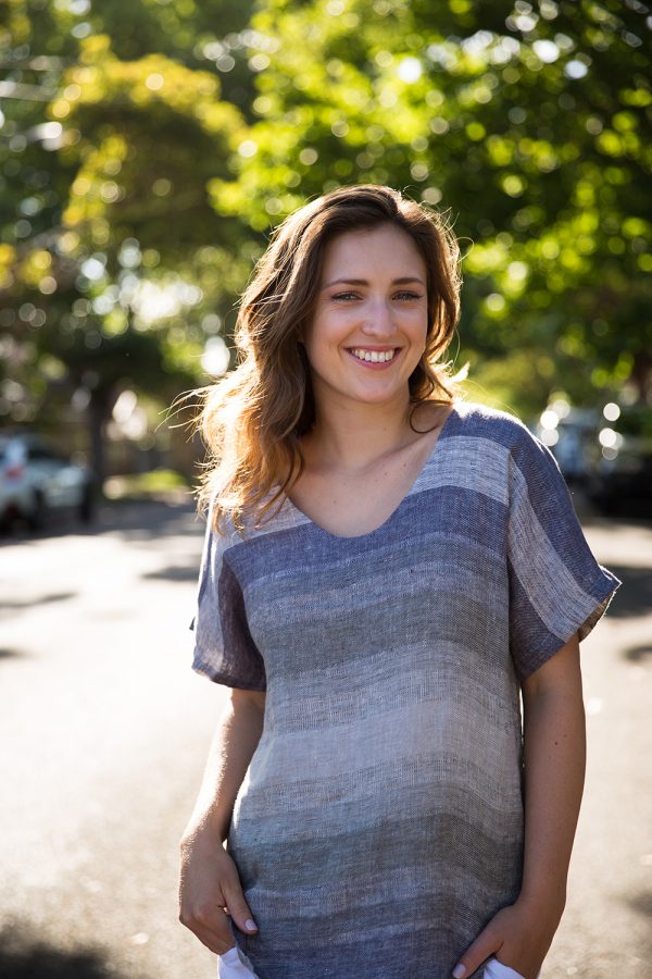 Eliza Top Seattle Grey
