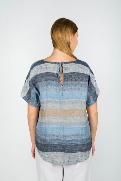 Eliza Top Seattle Blue