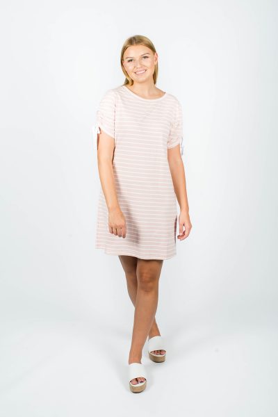 Lexi Dress Pink Stripe