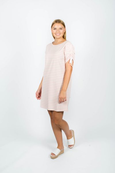 Lexi Dress Pink Stripe