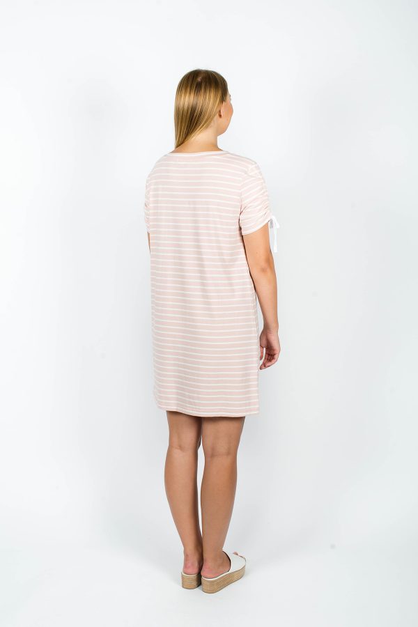 Lexi Dress Pink Stripe