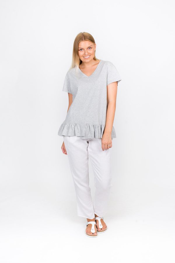Macy Top Grey
