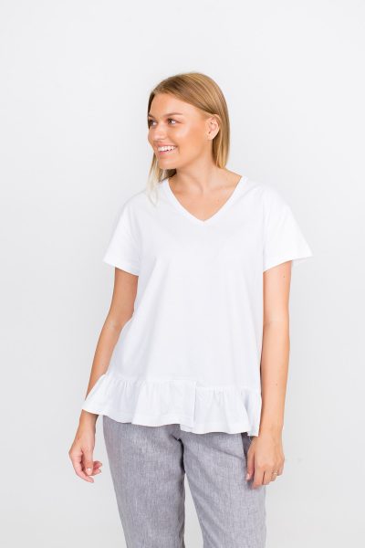 Macy Top White