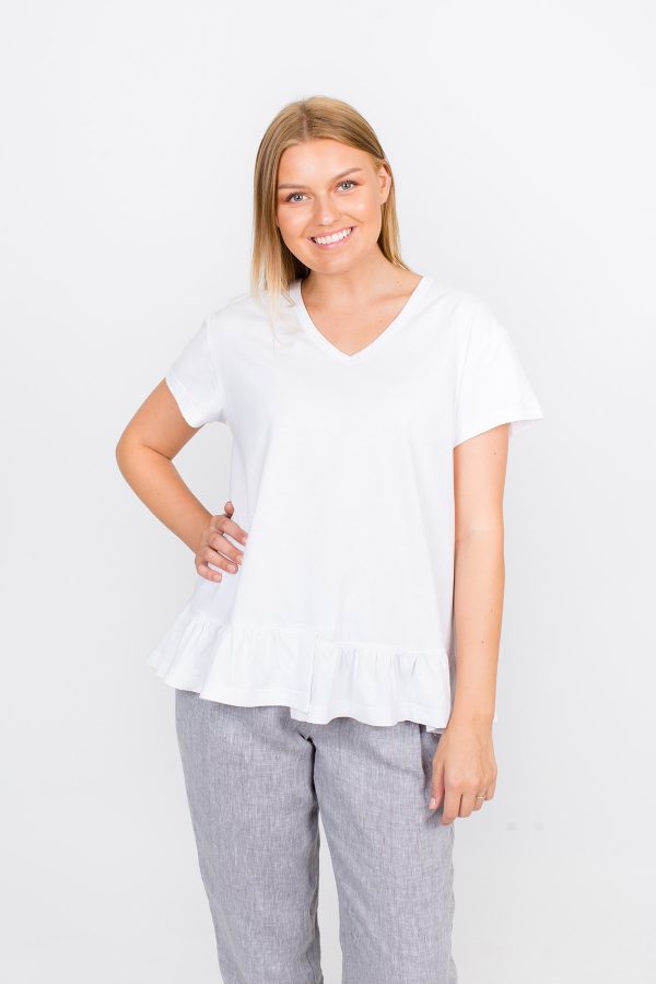 Macy Top White