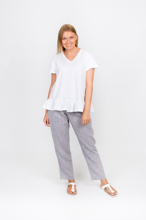 Macy Top White